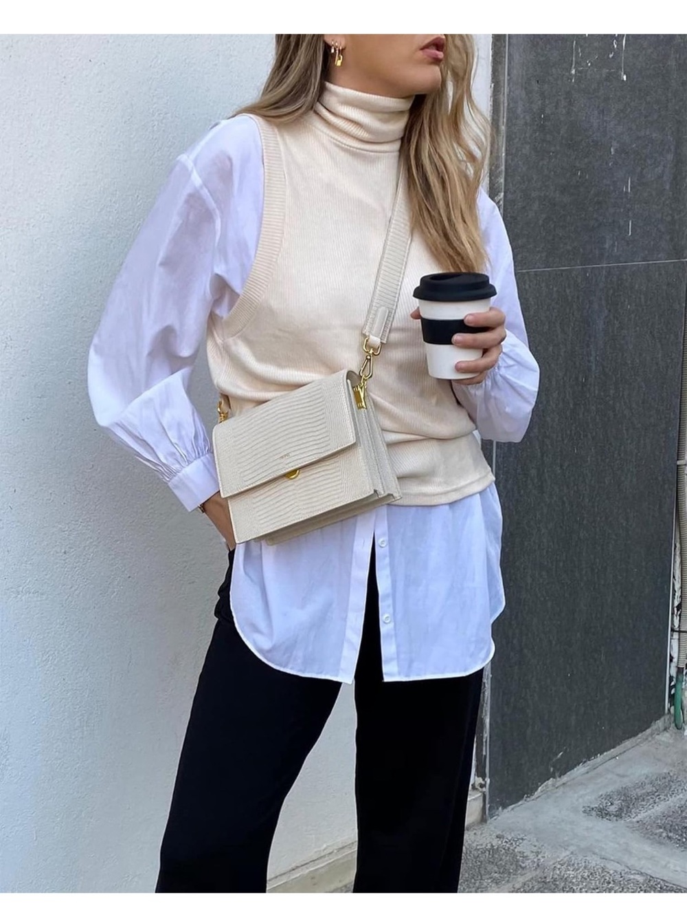 Ivory Crossbody Bag